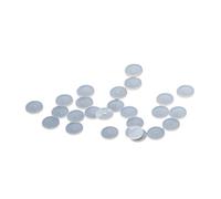 YPBEW Lot de 100 bouchons d'oreille en silicone confortables avec fermeture arrière transparente pour femmes et filles
