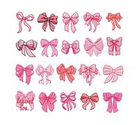 YPBEW Lot de 20 nœuds de broderie 3D haute densité activés par la chaleur pour vêtements, sacs, décoration d'intérieur, robe de mariée, rasages