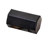 YPBEW Lot de 3 étuis de rangement hexagonaux européens en cuir avec intérieur rembourré pour montres hexagonales