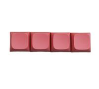 YPBEW Lot de 4 capuchons de touches PBT au design unique pour claviers mécaniques - Touches colorées - Lot de 4 touches pour les amateurs de frappe stables
