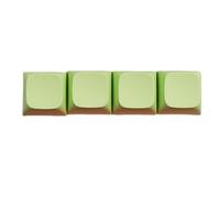 YPBEW Lot de 4 capuchons de touches PBT au design unique pour claviers mécaniques - Touches colorées - Lot de 4 touches pour les amateurs de frappe stables