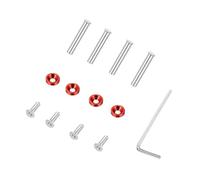YPBEW Lot de 4 vis taraudeuses longues et courtes pour ventilateur de refroidissement