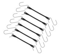 YPBEW Lot de 6 ceintures élastiques solides en caoutchouc pour le rangement et l'organisation de la randonnée en plein air