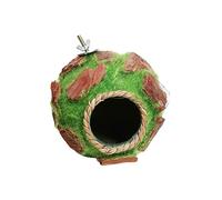 YPBEW Maison pour nichoir en noix de coco pour cage de hamster - Fournitures de décoration pour grands oiseaux