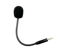 YPBEW Microphone 3,5 mm plaqué or avec prise droite omnidirectionnelle pour remplacement de casque de jeu externe