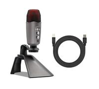 YPBEW Microphones de diffusion en continu - Accessoires de jeu - Enregistrement vocal - Application de microphones Vlog vidéo en direct - Microscope portable pour adultes