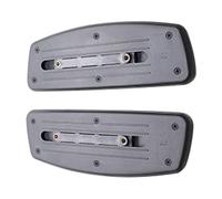 YPBEW Paire de housses d'accoudoirs de chaise de rechange en polypropylène pour un confort amélioré pour plusieurs marques Installation rapide
