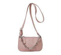 YPBEW Petit sac à main en cuir synthétique pour aisselles avec chaîne colorée à fermeture éclair, b
