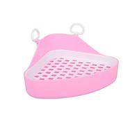 YPBEW Plateaux de toilette d'angle pour cage à litière, bac à litière pour cage