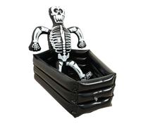 YPBEW Récipient de rangement pour boissons d'Halloween extra large en PVC portable pour fêtes bondées et décorations de vacances Seau de rangement de fête en PVC
