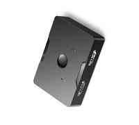 YPBEW Répartiteur 4K HDTV 2 ports Commutateur bidirectionnel 1" Sortie/Entrée 1 Sorties Convertisseurs pour Adaptateur Aluminium