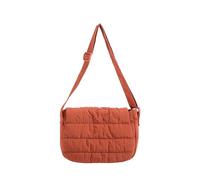 YPBEW Sac à bandoulière en coton matelassé à la mode pour femmes, sac à main à bandoulière décontracté, sac à main sous les bras pour étudiant, sac à rabat décontracté, marron, One Size