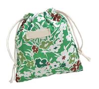 YPBEW Sac de rangement fonctionnel à motif floral avec cordon de serrage pour écouteurs pour maquillage essentiel et petits gadgets tendance pour femme, C, Beauté de masse
