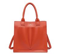 YPBEW Sacs à main assortis avec poignée supérieure - Sac à bandoulière tendance en cuir synthétique - Sacs à main simples pour ordinateur portable quotidien pour femme - Sac à main simple pour femme