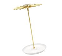 YPBEW Support de rangement de bijoux avec plaque circulaire rotative pour accessoires de vitrine pour la maison ou la vente au détail Organisation de bijoux à domicile