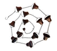 YPBEW Type chaîne de pluie durable en fer décoratif pour balcon, gouttière, gouttière, tuyau de descente, drainage en fer