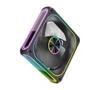 YPBEW Ventilateur de Refroidissement d ' Ordinateur de 12 cm ARGB lumières réglables Miroir sur Trois côtés contrôle Intelligent PWM pour des silencieuses dans Les systèmes Ventilateur à débit