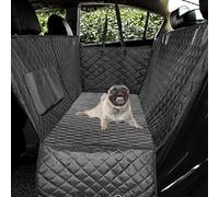 YPDOPORA Housse De Siège De Voiture À Fond Rigide, Hamac Imperméable avec Fenêtre en Maille Et Poches De Rangement, Rallonge De Siège pour Chiens, Housse pour Chiens dans La Voiture Détachable