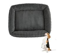 YPDOPORA Lit Orthopédique en Mousse À Mémoire De Forme pour Chien, Lits pour Animaux De Compagnie, Housse Amovible Et Lavable pour Chien De Taille Moyenne, Lit pour Petit Chien pour Cage,Noir,2XL