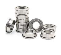 YPEZASDLW 10 pièces LF-1680ZZ 8x16x5 roulements à Billes Gorge Profonde Bride Unique Double Blindage