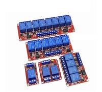 YPEZASDLW 5V 12V 24V 1/2/4/8 Module de Relais de Canal Haut et Bas Niveau déclencheur Double optocoupleur Module de Relais d'isolement 1 pièces(5V,6 Channel)