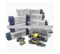 YPEZASDLW Lot de 2 alimentations LED 600 mA, transformateur d'éclairage d'isolement 3 W, 6 W, 9 W, 12 W, 15 W, 18 W, 20 W, 21 W, 24 W, 30 W, 40 W, 50 W, 60 W(External Box Driver,2-4X3W)