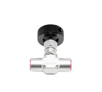 YPEZASDLW Mini vanne à pointeau pneumatique 3000psi, en Acier Inoxydable, Filetage Interne NPT, Marche/arrêt, 1/8", 1/4", 3/8", 1/2", 3/4"(G1/4)