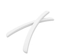 YPFYBHD Compatible pour Skoda Rapid Spaceback, 2 pièces de décoration d'arche de sourcil de Roue de Voiture Bandes d'aération Protecteur Autocollants Anti-Rayures,2-White