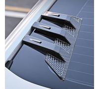 YPFYBHD Lot de 2 ailerons latéraux de Lunette arrière pour Voiture, Garniture Triangulaire, Compatible pour Chrysler Delta Crossfire,2-Carbon Fiber Look