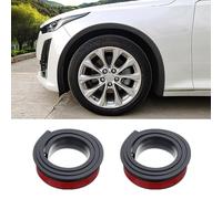 YPFYBHD Lot de 2 Extensions d'ailes de Voiture, Moulures, Garnitures, Sourcils, Protection Anti-Collision, Compatible pour Renault Clio Zoe Megane(E-Tech),4.5CM-Black