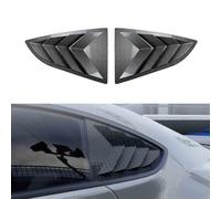 YPFYBHD Volet de Fenêtre Arrière, Compatible pour Subaru BRZ 2022+, 2 Stores Triangulaires, Couvercle de Décoration de Panneau de Ventilation Latéral, Carbon Fiber Look