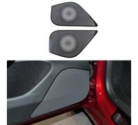 YPGHBHD Cache pour Haut-Parleur De Voiture, Compatible avec Tesla Model 3 2023, Grille en Maille pour Portière De Voiture Accessoires Audio pour Voiture,A Black