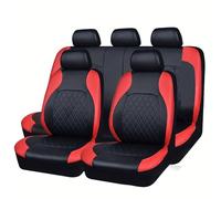 YPGHBHD Housse Siege Voiture, Compatible avec Land Rover Evoque 2010-2022, Ensemble de Housses Siège Avant et Arrière Housse de Protection Siège Voiture, D Red Black