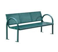 YPIOUREN Banc de Jardin, Jardin Exterieur, Conception Aérée pour Une Bonne Ventilation ; Banc Résistant aux Intempéries, Idéal pour Les Entrées(Green)