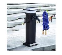 YPIOUREN Colonne D'eau For Robinet De Jardin, Colonne D'eau Avec Éclairage Solaire, Support De Tuyau Autoportant Avec Robinet, Colonne D'eau De Jardin, For Jardin(60.5cm/23.8in,SPRAY GUN_A)