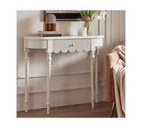 YPIOUREN Console Étroite avec Tiroirs, Table D'entrée Étroite, Style Vintage Élégant Et Traditionnel, Montage Facile, Idéale for Le Salon, Le Hall D'entrée Ou Le Couloir.(White,100 * 30 * 85CM)
