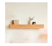 YPIOUREN Étagères Décoratives Modernes, Étagères for Salle De Bain, Petite Étagère Murale, Étagères Murales for Chambre, for Salon, Cuisine, Solution De Rangement Élégante(Beech,80 * 8m/31.4 * 3.1in)