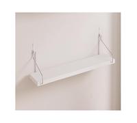 YPIOUREN Étagères Murales for Salle De Bain, Étagère Murale De Cuisine, Étagères D'exposition, for Chambre, Salle De Bain, Cuisine, Buanderie, Bureau(White,30CM/11.8IN_15CM/5.9IN)