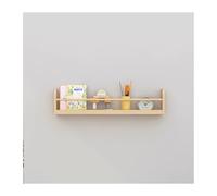 YPIOUREN Étagères Murales for Salon, Longues Étagères Flottantes, Tablette Murale Rabattable, Bibliothèque Murale en Bois Naturel, for Chambre, Salon Et Mobilier De Maison(100 * 10cm/39.3 * 3.9in)