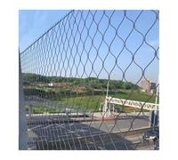 YPIOUREN Filet De Sécurité Flexible en Acier Inoxydable 304, Filet De Sécurité pour Garde-Corps D'extérieur, Sécurité Metalprotection Flexible Mailles, for Escalier Et Balcon.(25 * 2.8m/82.1 * 9.1ft)