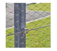 YPIOUREN Filet Métallique Anti-chute Haute Altitude, Filet En Corde D'acier Inoxydable 304, Filet Antivol For Fenêtre Et Balcon, For Décoration De Jardin, Clôture De Protection(15*2.8m/49.2*9.1ft)