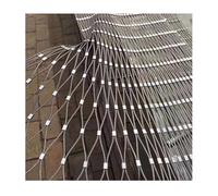 YPIOUREN Grillage en Acier Inoxydable 304, Grillage Flexible en Acier Inoxydable, Filet De Sécurité Résistant À l'usure, Câble Métallique en Acier Inoxydable, for Garde-Corps(4 * 2m/13.1 * 6.5ft)