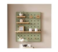 YPIOUREN Support Mural En Panneau Perforé For La Maison, Étagère D'affichage Ornementale Artisanale, Panneaux De Rangement Et D'affichage Bricolage , For Cuisine, Garage, Bureau(Light green,40*120cm)