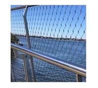 YPIOUREN Treillis Métallique Flexible en Acier Inoxydable 304, Treillis Métallique Multifonctionnel,Filet De Sécurité Antichute, for Clôture, Garde-Corps, Balcon, Escaliers(6 * 0.7m/19.6 * 2.2ft)