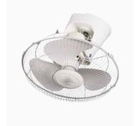 YPIOUREN Ventillateur Mural/plafonnier, Refroidissement D'air, Ventilateur Industriel, 3 Vitesses, Rotation À 360°, pour Garage, Maison et Extérieur
