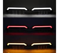 YPJHHXQ Ensemble de phares arrière LED pour Beijing BJ40 2014-2023, Conception Tout-en-Un avec feu de Frein, feu de détresse et feu de Pare-Chocs arrière,2007-2017