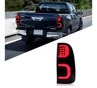 YPJHMXQXQ Ensemble de feux arrière pour véhicule pour Toyota Hilux Vigo 2004-2014, Feu de frein tout-en-un, feu de recul et clignotant, fabriqué en matériau PC à haute résistance,A-Left