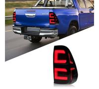 YPJHMXQXQ Ensemble de feux arrière pour véhicule pour Toyota Hilux Vigo 2015-2020, Feu de frein tout-en-un, feu de recul et clignotant, fabriqué en matériau PC à haute résistance,A-Left