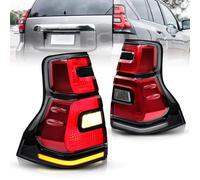 YPJHMXQXQ Ensemble de feux arrière pour véhicule pour Toyota Prado 2017-2021, Feu de frein tout-en-un, feu de recul et clignotant, fabriqué en matériau PC à haute résistance