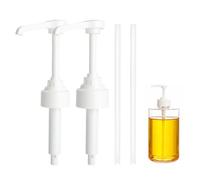 YPLANGENT Lot de 2 pompes doseuses pour sirop Monin sans sucre, distributeur de sirop, vanille, pompe doseuse, sirop de lavande, distributeur de sirop (700 ml + 1000 ml)